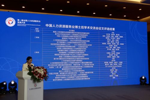 中国人力资源服务业博士后学术交流会在渝举行