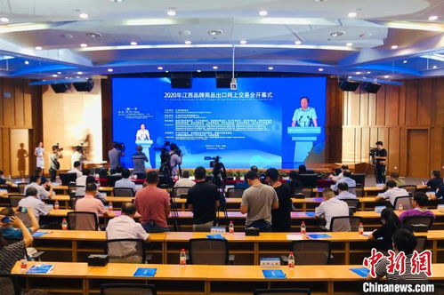 云端 对接洽谈 江西品牌商品出口网上交易会开幕