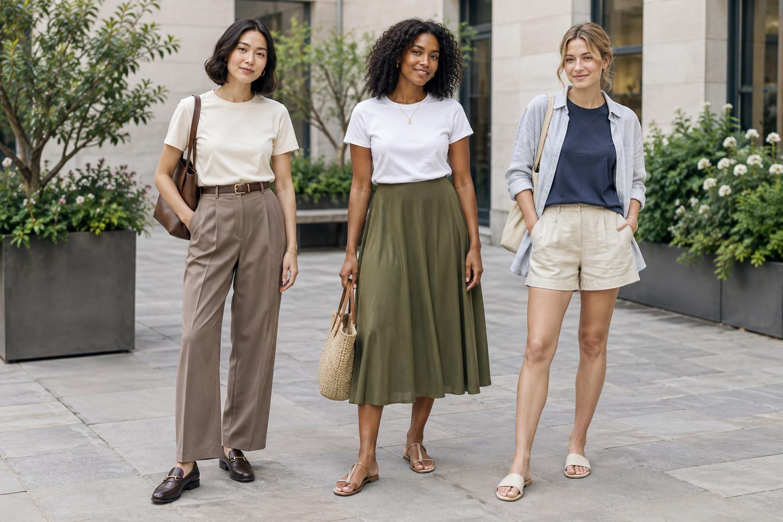 How to Style a Plain T-Shirt Beyond Jeans
