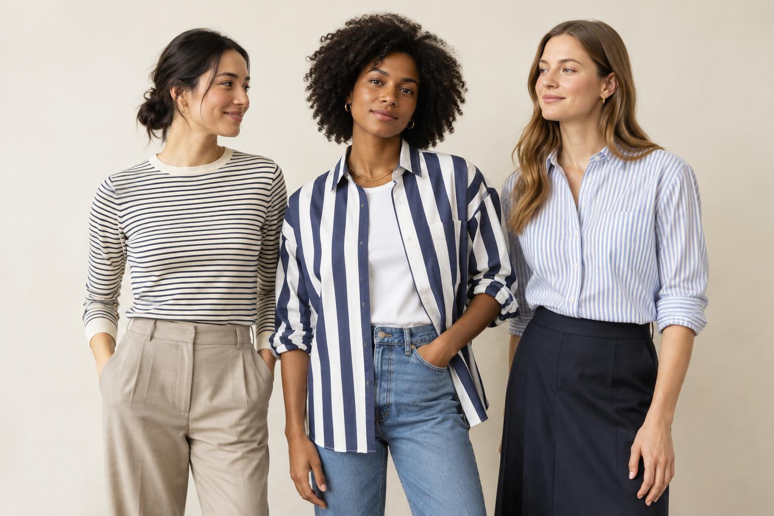 Thin, Wide, Vertical or Horizontal: How to Choose Clothing Stripes