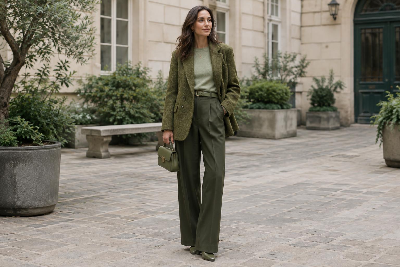 How to Make a Monochromatic Outfit Look Intentional