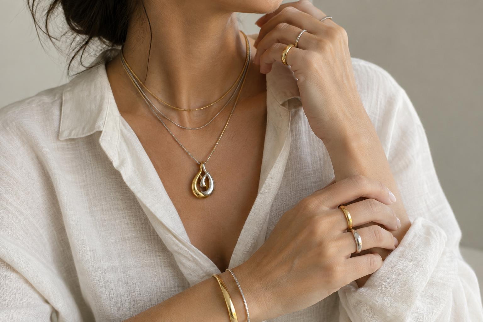 How to Mix Gold- and Silver-Tone Jewelry Intentionally